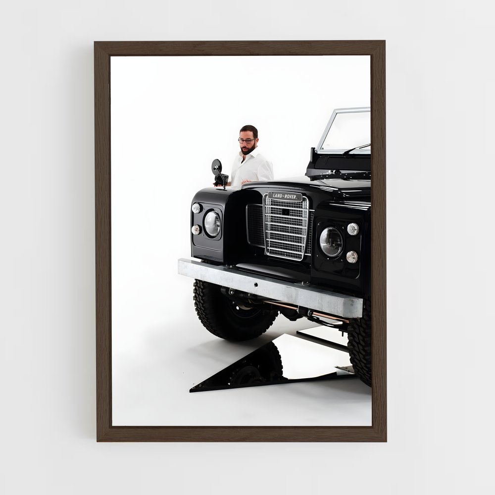 Poster Nocturne en Berline – affiche Land Rover (vue 5)